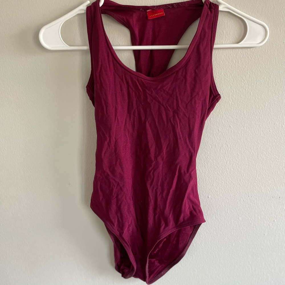 Burgundy Yumiko Leotard